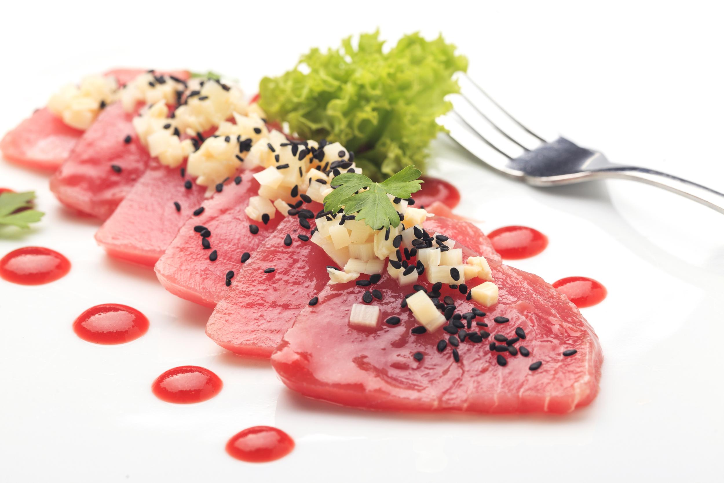 호텔 리갈 퍼시픽 산티아고 외부 사진 Tuna sashimi