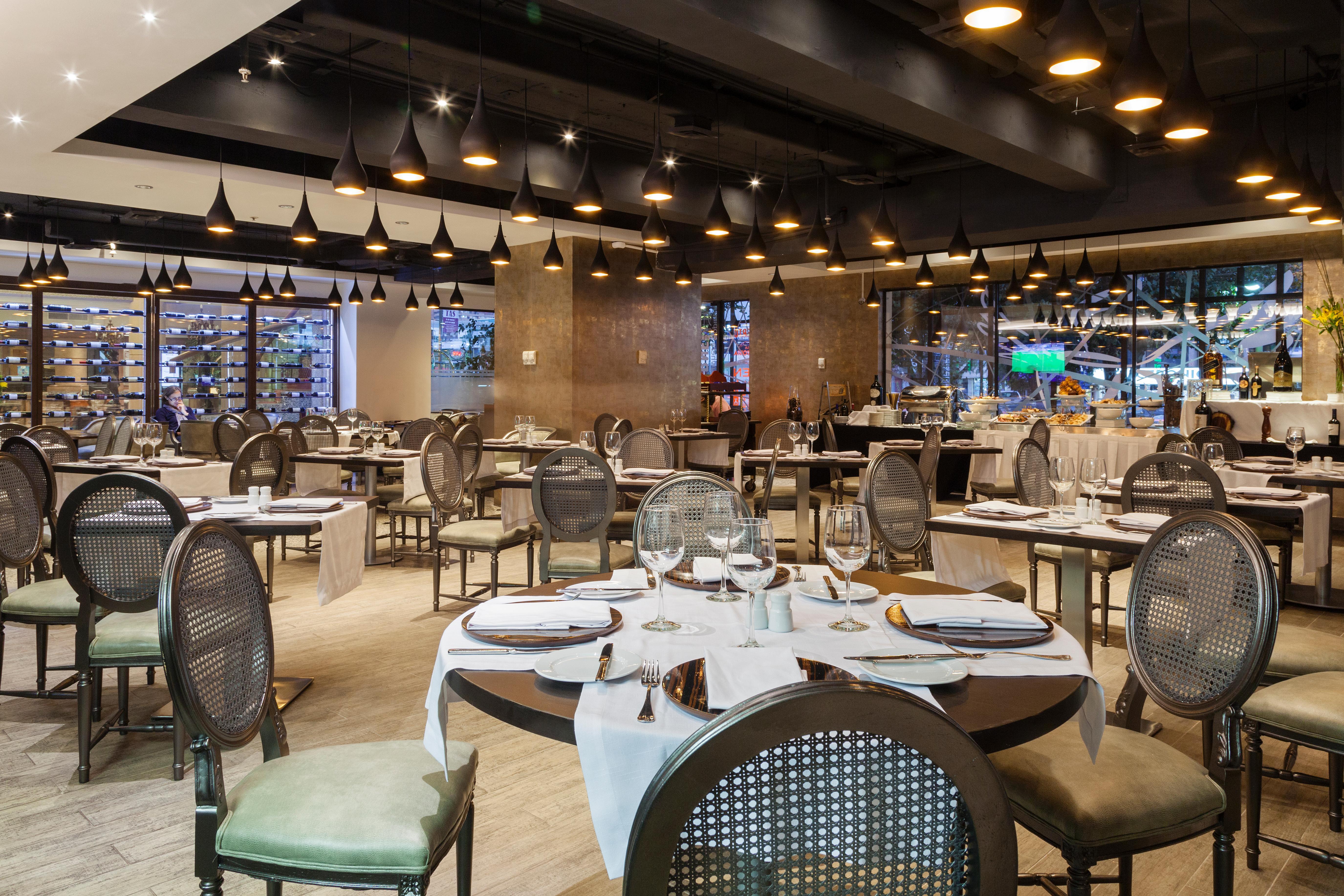 호텔 리갈 퍼시픽 산티아고 외부 사진 Restaurant in the hotel